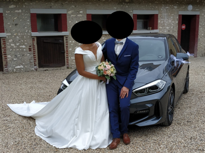 Robe de mariée Paul & Nathalie Pronovias d'occasion pas chère taille 36,38 - Joyne