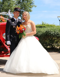 Robe de mariée Point mariage d'occasion pas chère taille 44 - Joyne