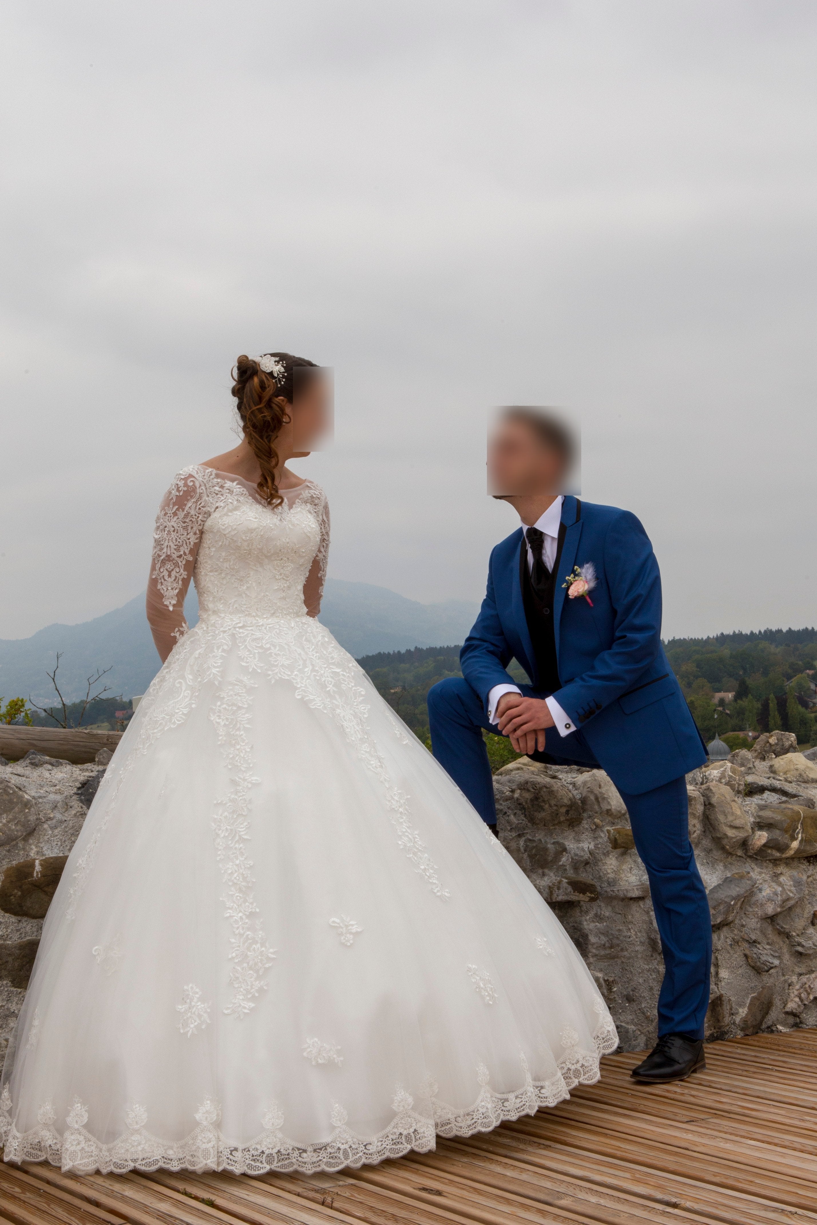 Robe de mariée Nuptila d'occasion pas chère taille 38,40 - Joyne
