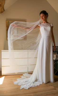 Robe de mariée Créations Bochet d'occasion pas chère taille 38 - Joyne