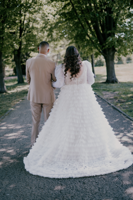 Robe de mariée Fait mains d'occasion pas chère taille 34,36 - Joyne