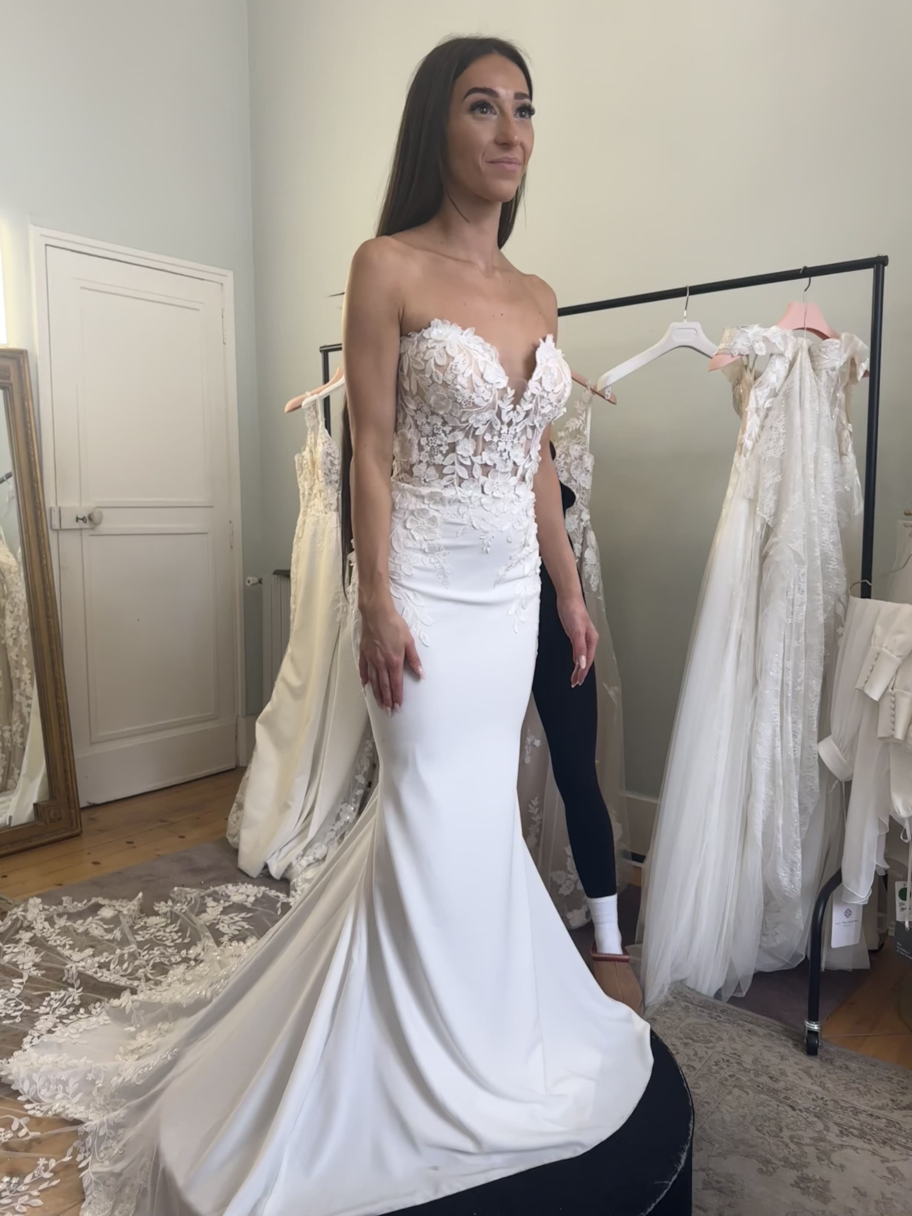 Robe de mariée Alberto Palatchi d'occasion pas chère taille 36,38 - Joyne