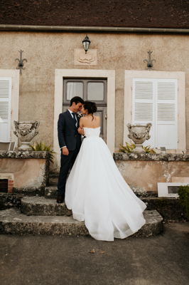 Robe de mariée Sibelle couture d'occasion pas chère taille 38,40 - Joyne