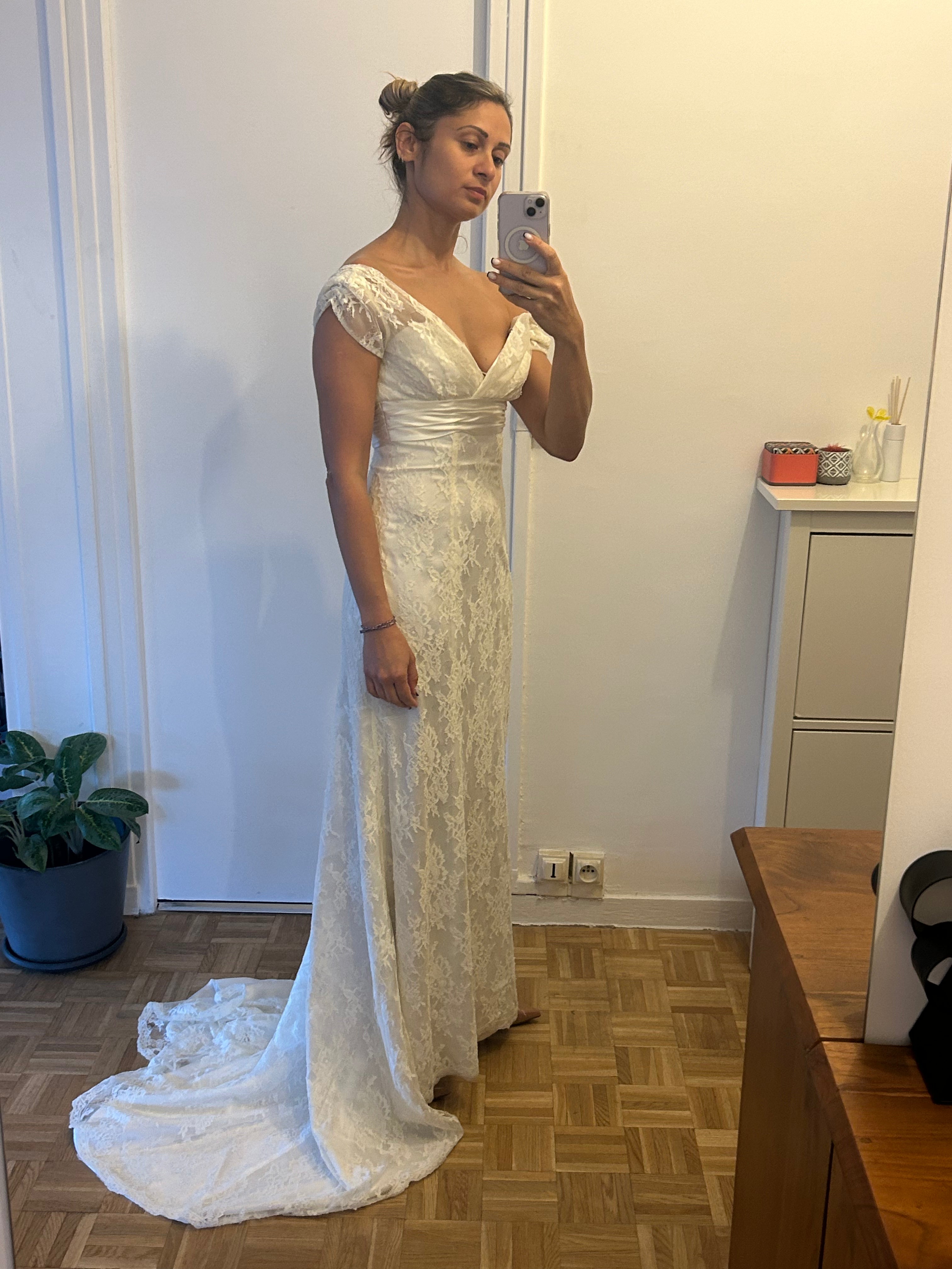 Robe de mariée Herve Marriage d'occasion pas chère taille 42,40 - Joyne