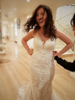 Robe de mariée Pronovias d'occasion pas chère taille 36 - Joyne