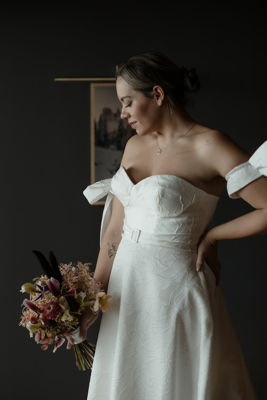 Robe de mariée Nicole Milano d'occasion pas chère taille 38,40 - Joyne