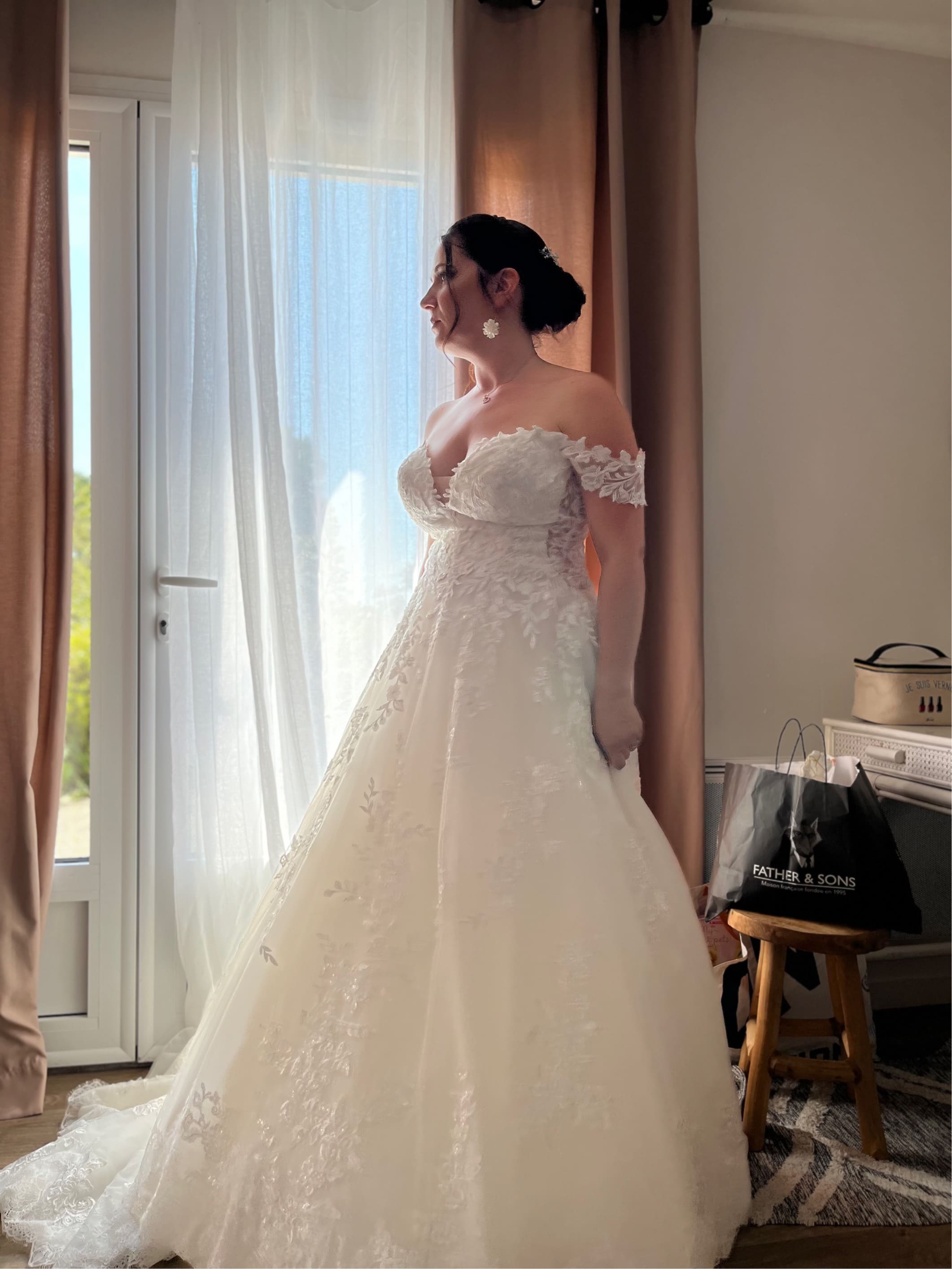 Robe de mariée Pronovias d'occasion pas chère taille 38 - Joyne