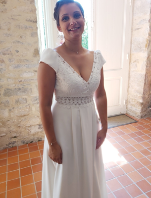 Robe de mariée Elsa Gary d'occasion pas chère taille 38,40 - Joyne