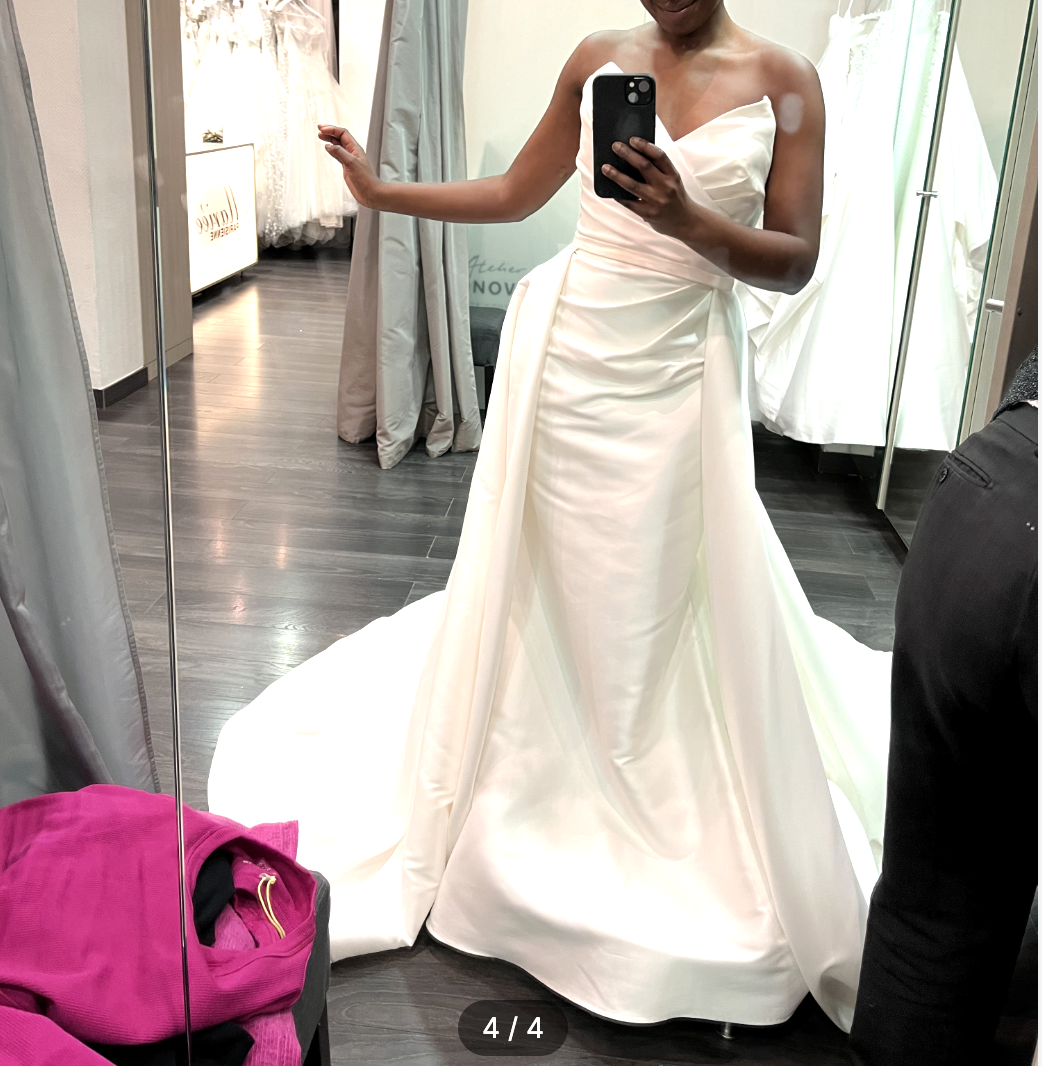 Robe de mariée Nicole milano d'occasion pas chère taille 38 - Joyne