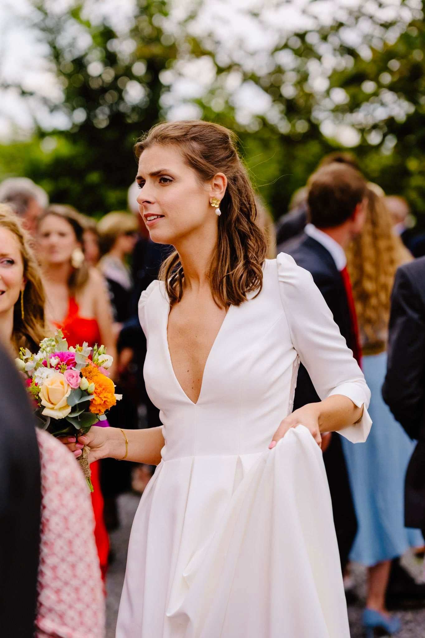 Robe de mariée Marie Laporte d'occasion pas chère taille 36,38 - Joyne