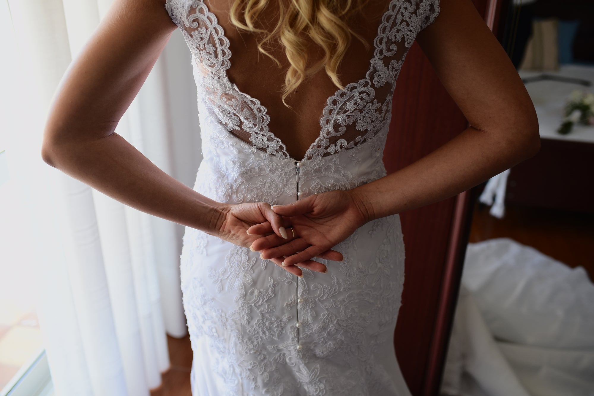 Robe de mariée FAIT MAIN d'occasion pas chère taille 36 - Joyne