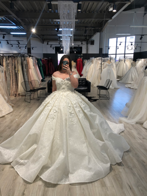 Robe de mariée Sima couture d'occasion pas chère taille 38 - Joyne