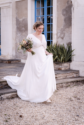 Robe de mariée Création Bochet d'occasion pas chère taille 42 - Joyne