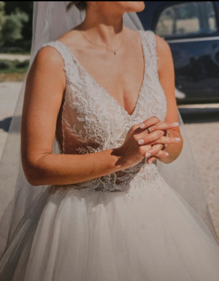 Robe de mariée Nicole Milano d'occasion pas chère taille 38 - Joyne