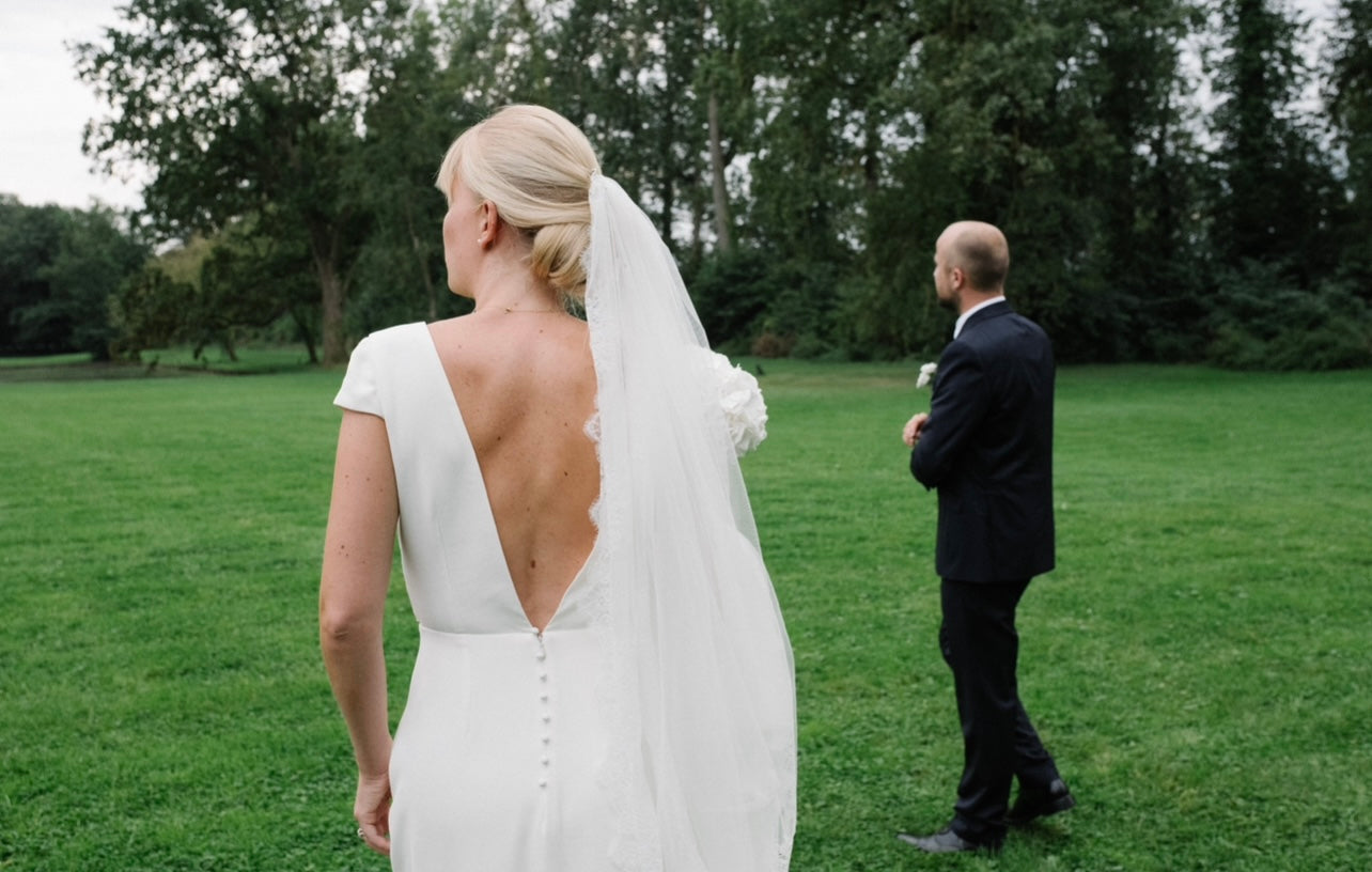 Robe de mariée Laure de Sagazan d'occasion pas chère taille 36,38 - Joyne