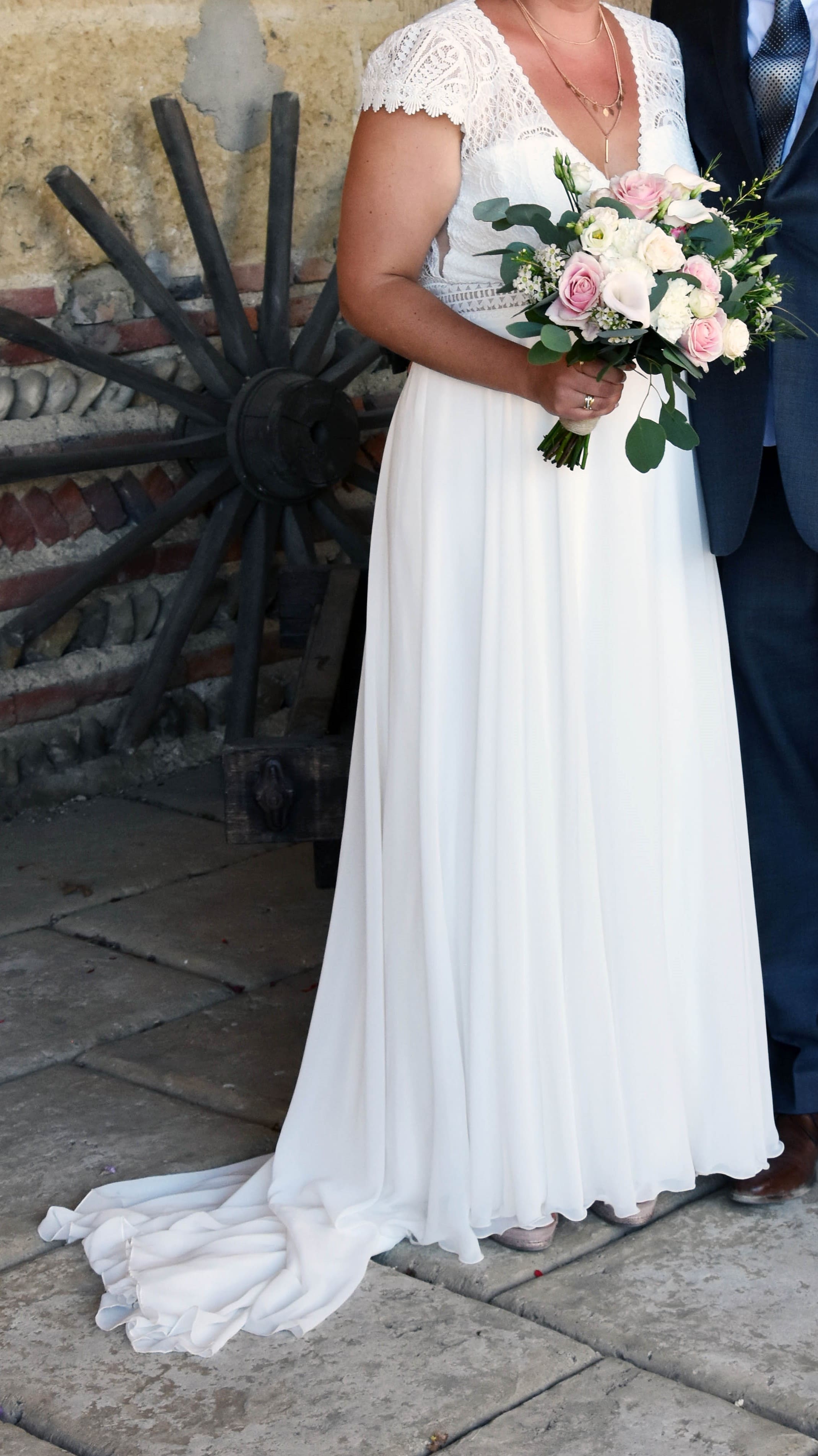 Robe de mariée Marylise d'occasion pas chère taille 38 - Joyne