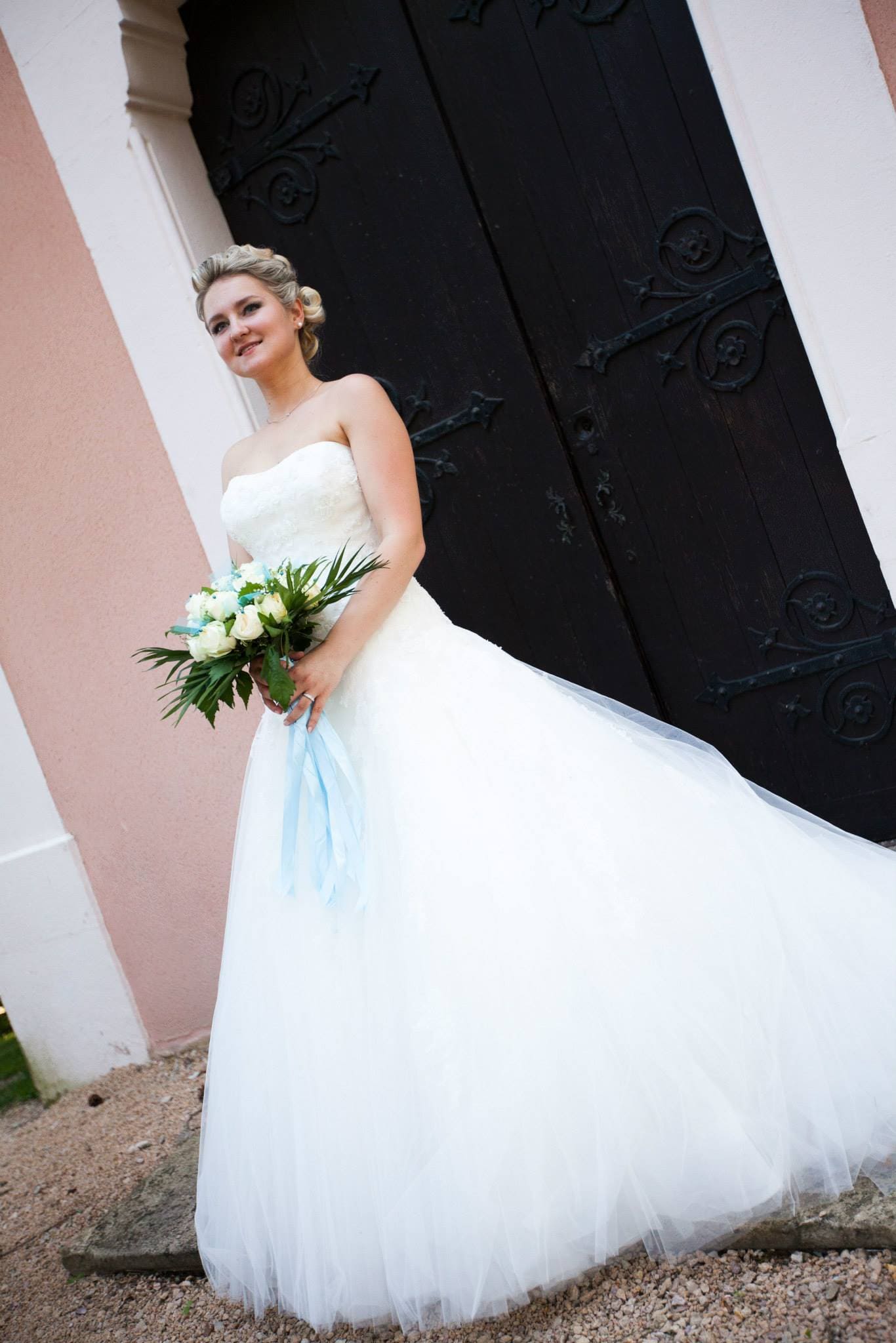 Robe de mariée Pronovias d'occasion pas chère taille 34,36 - Joyne