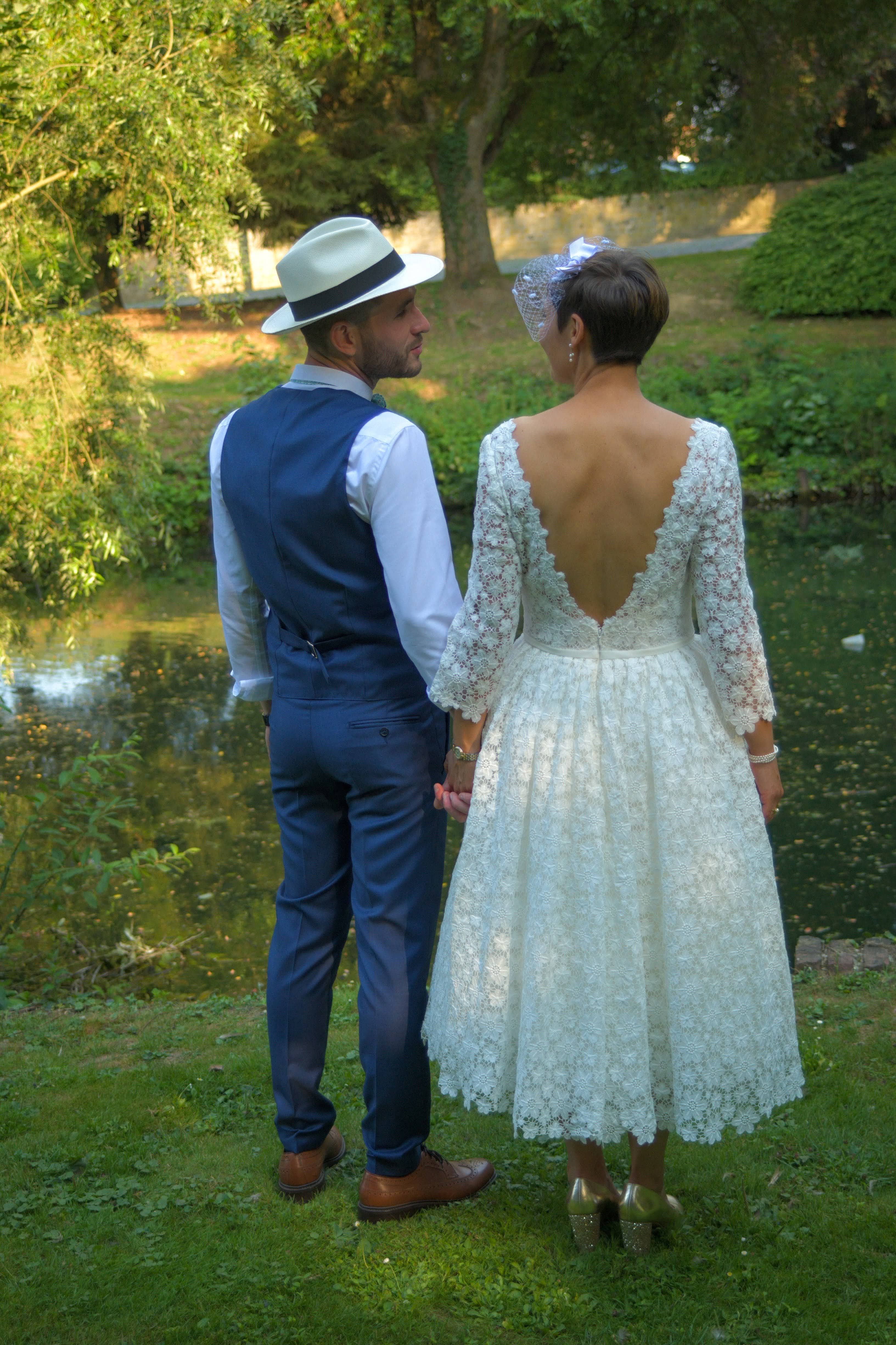 Robe de mariée AIRE BARCELONA d'occasion pas chère taille 38 - Joyne