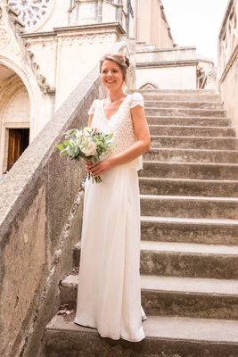 Robe de mariée Laure de Sagazan d'occasion pas chère taille 38 - Joyne