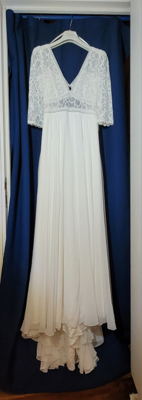 Robe de mariée PLUMETIS TOULOUSE d'occasion pas chère taille 40 - Joyne