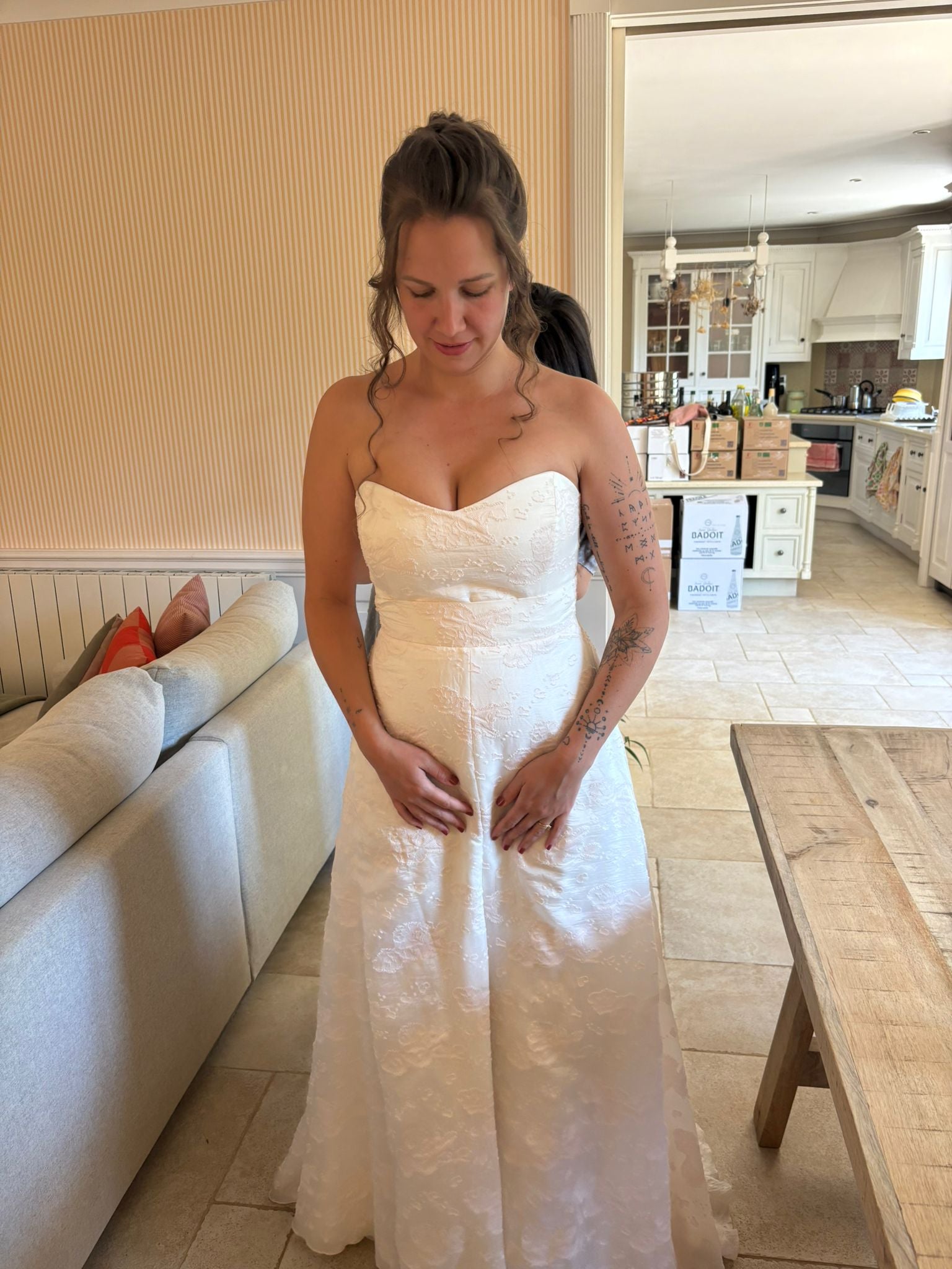 Robe de mariée Claudine d'occasion pas chère taille 36,38 - Joyne