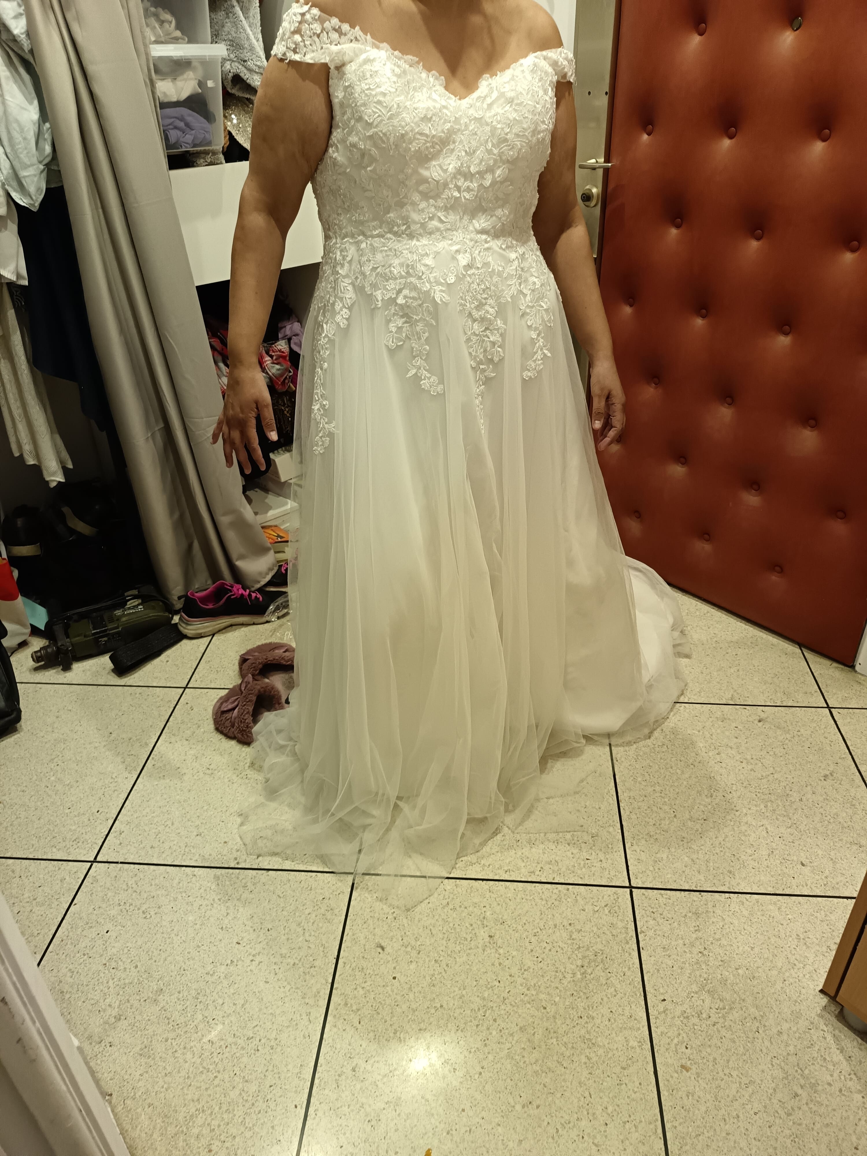 Robe de mariée Couleur couture Antibes d'occasion pas chère taille 36,38 - Joyne