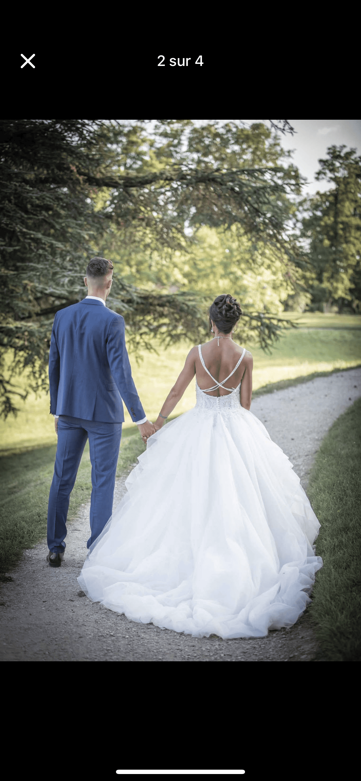 Robe de mariée Nicole d'occasion pas chère taille 52 - Joyne