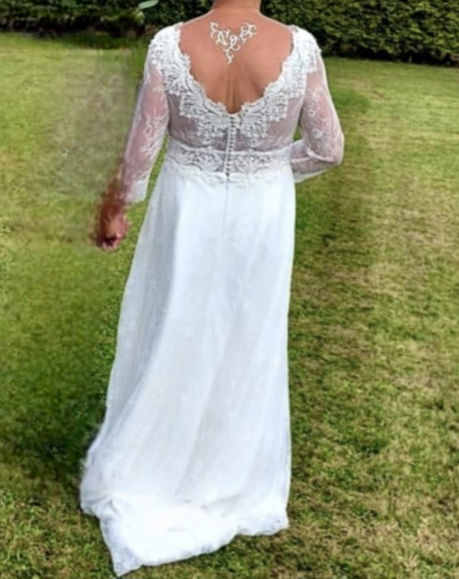 Robe de mariée Un temps pour elle d'occasion pas chère taille 38,40 - Joyne