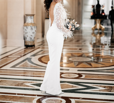 Robe de mariée Nathalie Ettedgui d'occasion pas chère taille 36,38 - Joyne