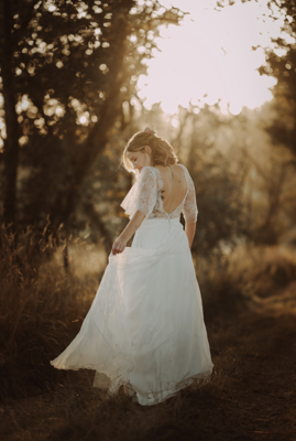 Robe de mariée Mademoiselle Madame d'occasion pas chère taille 38,40 - Joyne