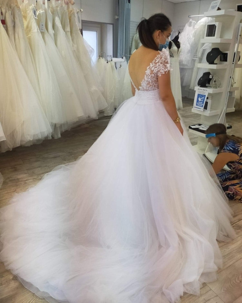 Robe de mariée Frizon d'occasion pas chère taille 38,40 - Joyne