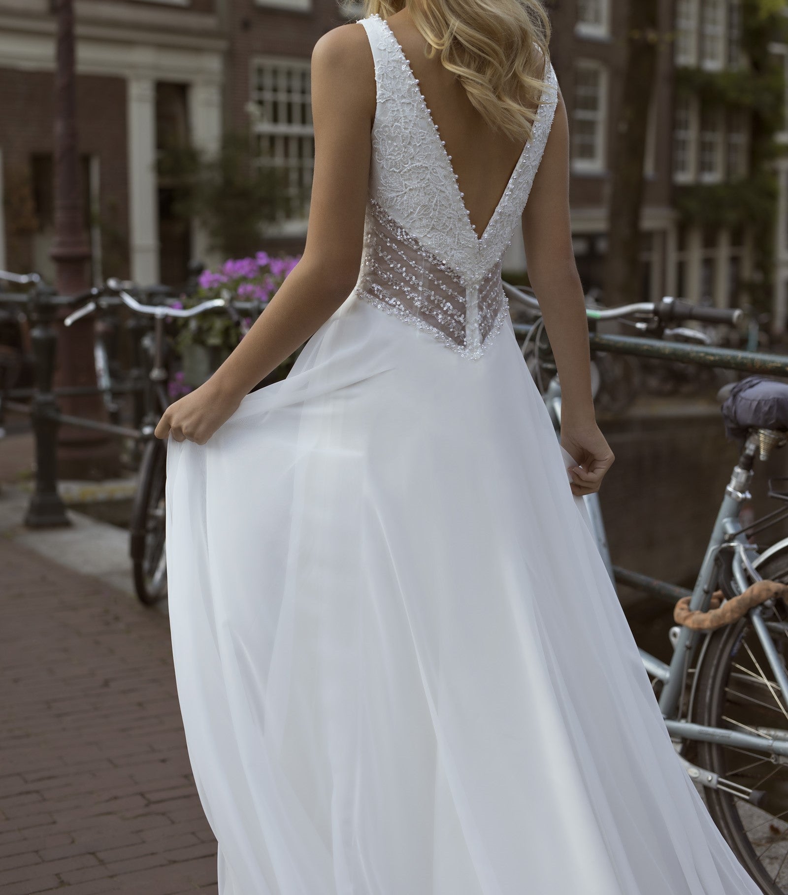 Robe de mariée MODECA d'occasion pas chère taille 36,38 - Joyne