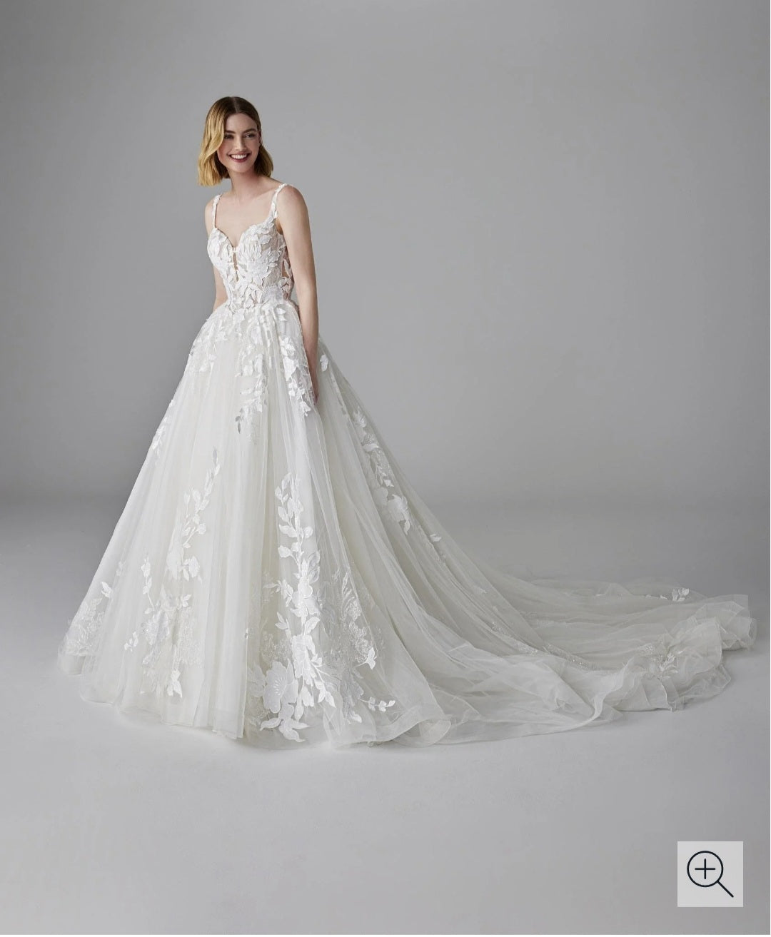 Robe de mariée Pronovias d'occasion pas chère taille 44,46 - Joyne