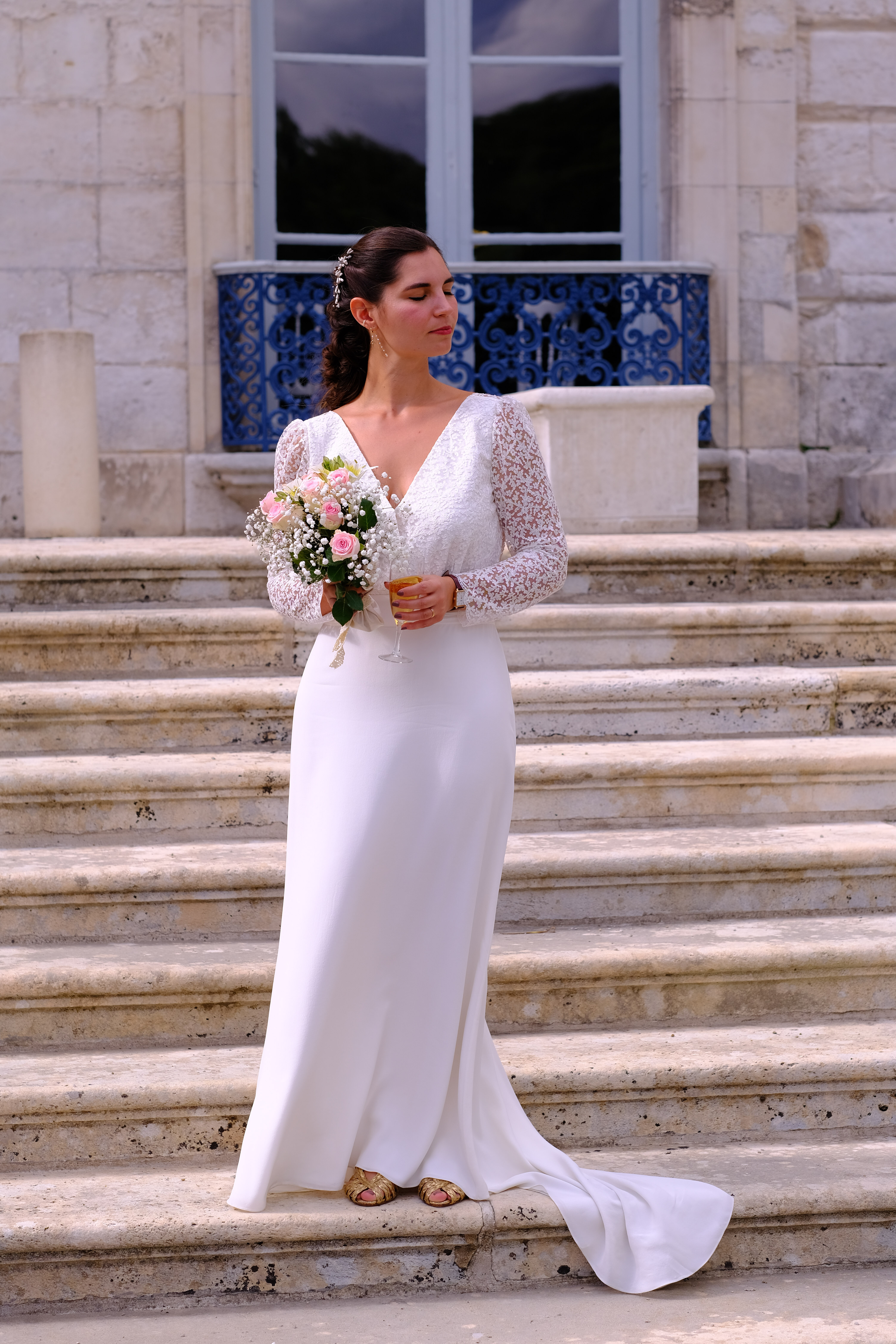 Robe de mariée Laure de Sagazan d'occasion pas chère taille 38,40,42 - Joyne