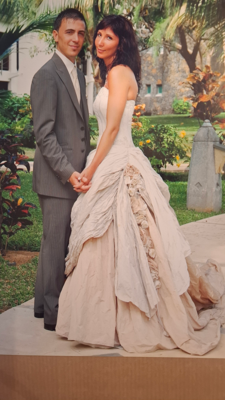 Robe de mariée yan stuart d'occasion pas chère taille 34,36 - Joyne