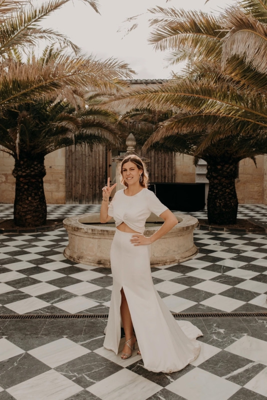 Robe de mariée Prea James d'occasion pas chère taille 38 - Joyne