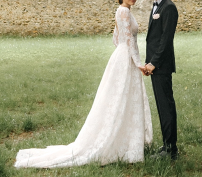 Robe de mariée Pronovias d'occasion pas chère taille 36 - Joyne