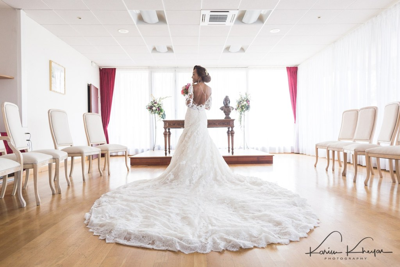 Robe de mariée Pronovias d'occasion pas chère taille 34,36 - Joyne