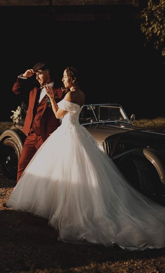 Robe de mariée R. Framboise paris d'occasion pas chère taille 36 - Joyne