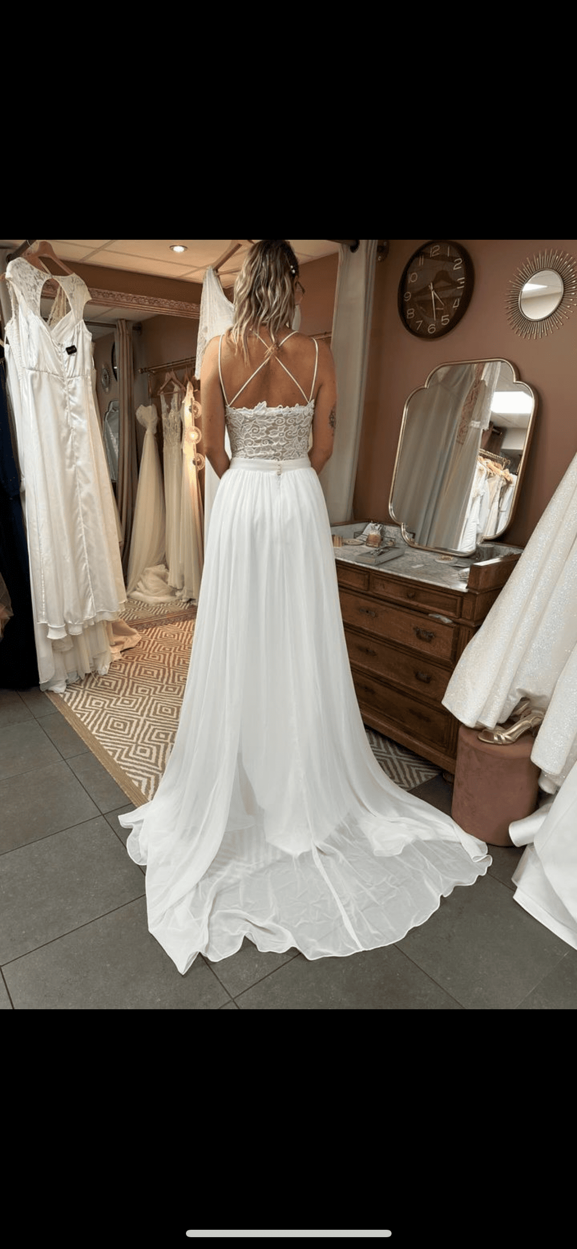 Robe de mariée Faith cauvain d'occasion pas chère taille 34 - Joyne