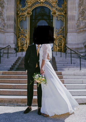 Robe de mariée Lambert Créations d'occasion pas chère taille 38 - Joyne