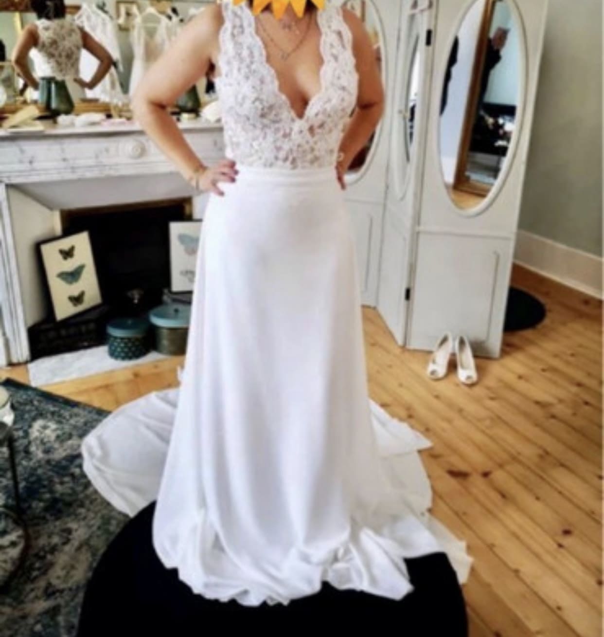 Robe de mariée Pronovias d'occasion pas chère taille 38,40 - Joyne