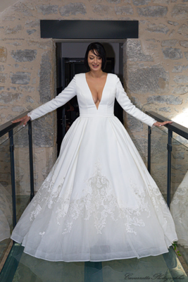 Robe de mariée Pronovias d'occasion pas chère taille 34 - Joyne