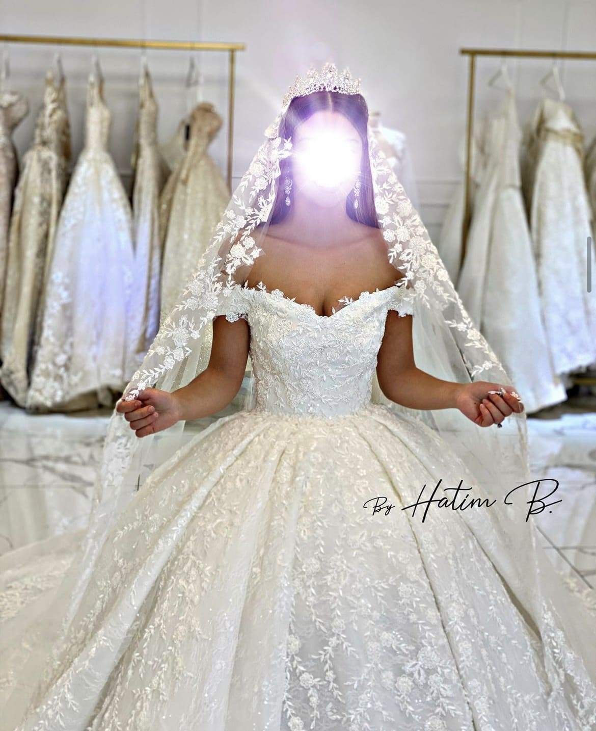 Robe de mariée Diamondsbyhatim d'occasion pas chère taille 34,36 - Joyne