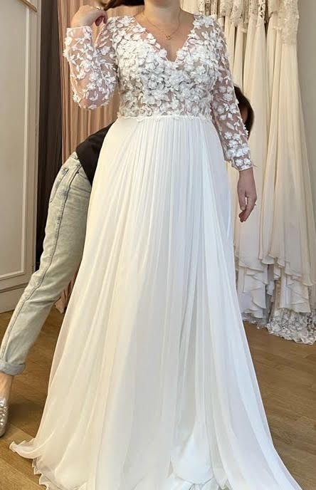 Robe de mariée Elodie Michaud d'occasion pas chère taille 38,36 - Joyne