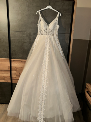 Robe de mariée Pronovias d'occasion pas chère taille 38 - Joyne
