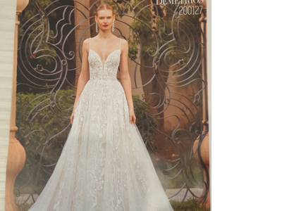 Robe de mariée DELETRIOS d'occasion pas chère taille 38,40 - Joyne