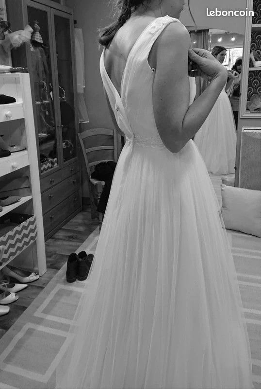 Robe de mariée Sans marque d'occasion pas chère taille 38,36 - Joyne