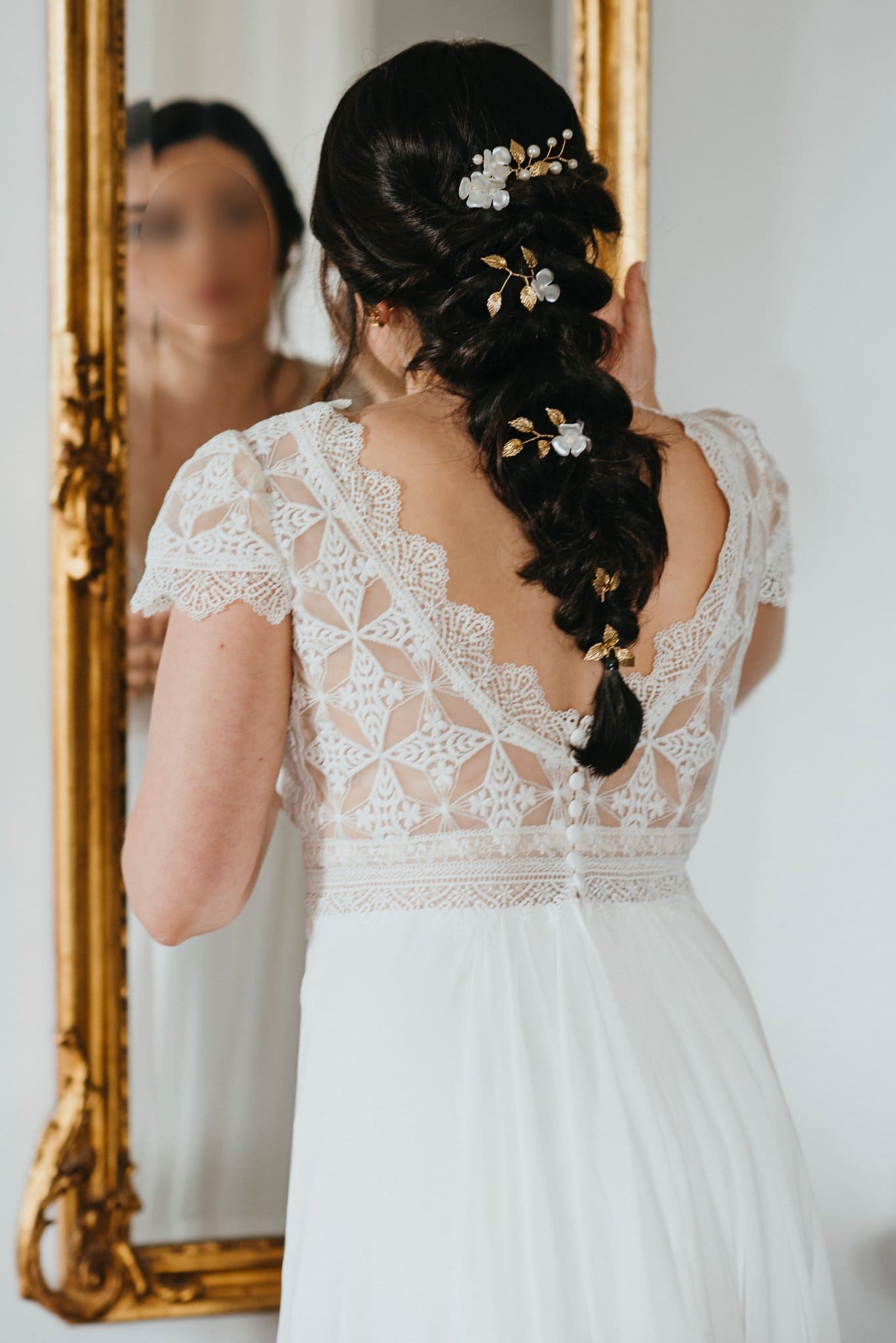 Robe de mariée Bo'M d'occasion pas chère taille 34,36 - Joyne
