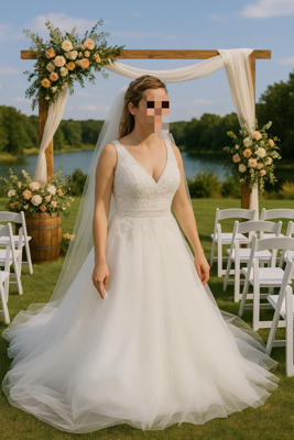 Robe de mariée Matrimonia d'occasion pas chère taille 36,38 - Joyne